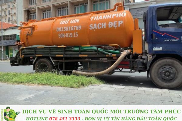 Hút bể phốt tại Nam Sách