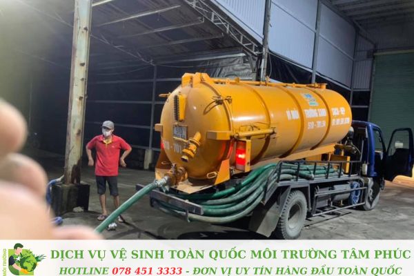 Hút bể phốt tại Nam Sách