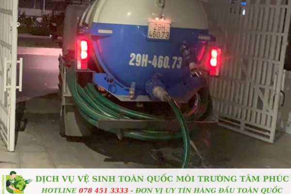 Hút bể phốt tại Nam Sách