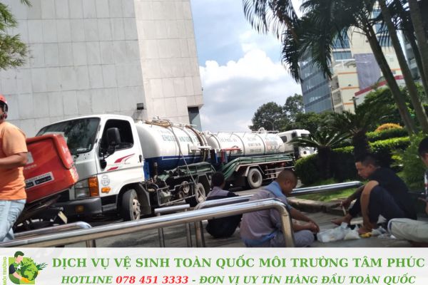 Hút bể phốt tại Nam Sách