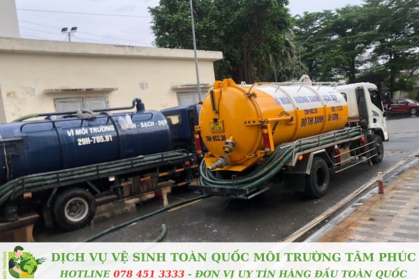 Hút bể phốt tại Nam Sách