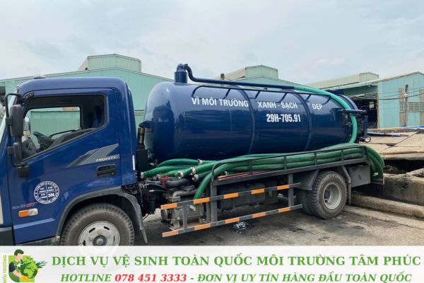 Hút bể phốt tại Thanh Hà 