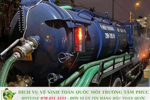 Hút bể phốt tại Thanh Hà 