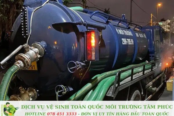 Hút bể phốt tại Thanh Hà