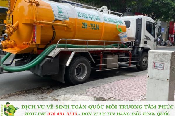 Hút bể phốt tại Thanh Hà 