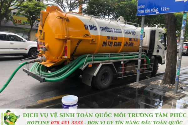 Hút bể phốt tại Thanh Miện