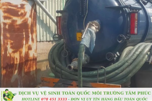 Hút bể phốt tại Thanh Miện