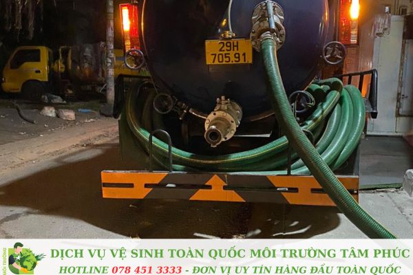 Hút bể phốt tại Tứ Kỳ