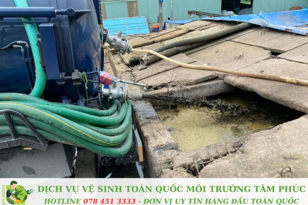 Hút bể phốt tại Tứ Kỳ