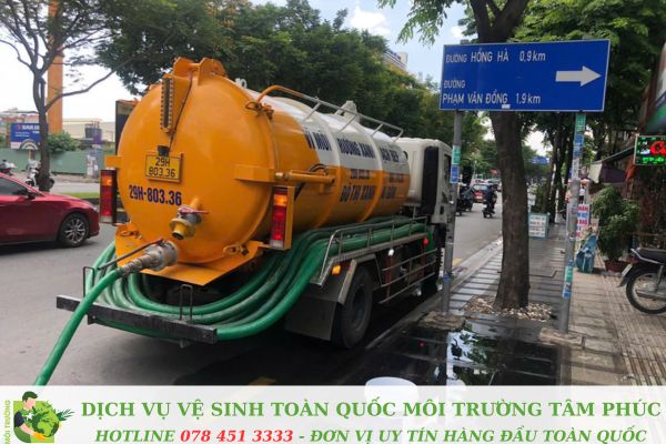 Hút bể phốt tại Tứ Kỳ