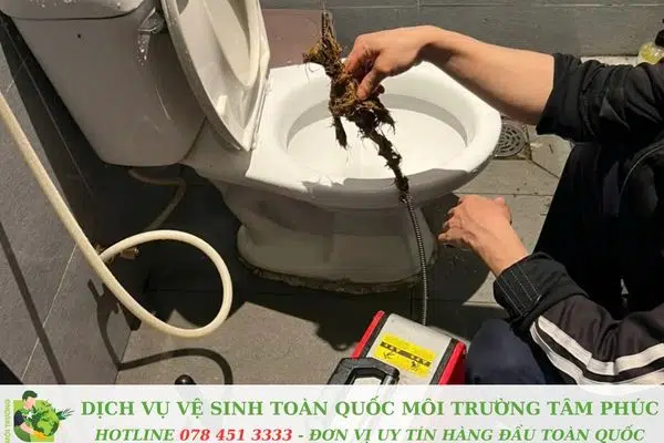 Thông bồn cầu nghẹt tại An Minh