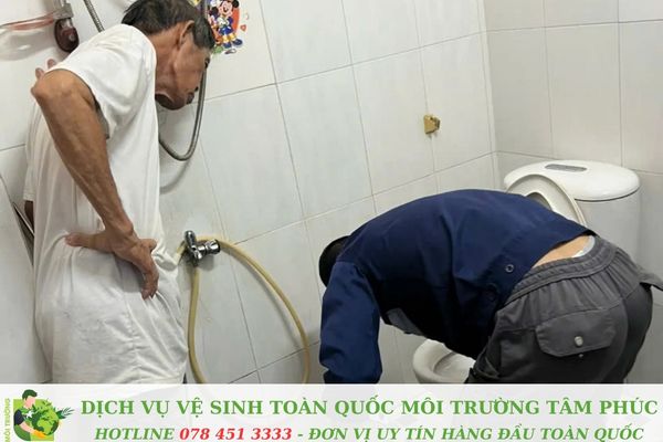 Thông bồn cầu nghẹt tại Châu Thành