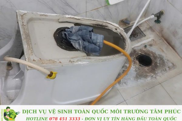Thông bồn cầu nghẹt tại Hậu Lộc