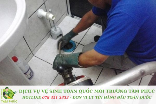 Thông cống nghẹt tại Duyên Hải Trà Vinh - Thông sạch sau 45P 5 Quy trình dịch vụ thông cống nghẹt tại Duyên Hải Trà Vinh – Môi Trường Tâm Phúc