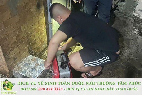 Thông cống nghẹt tại Hoà Thuận