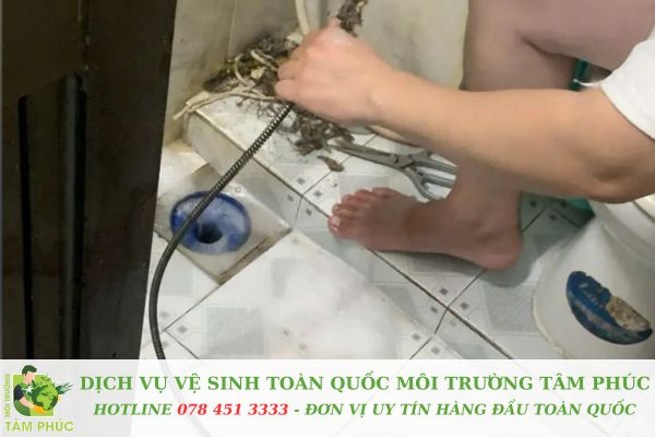Thông cống nghẹt tại Hoà Thuận