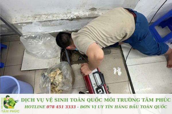 Thông cống nghẹt tại Tân Chính