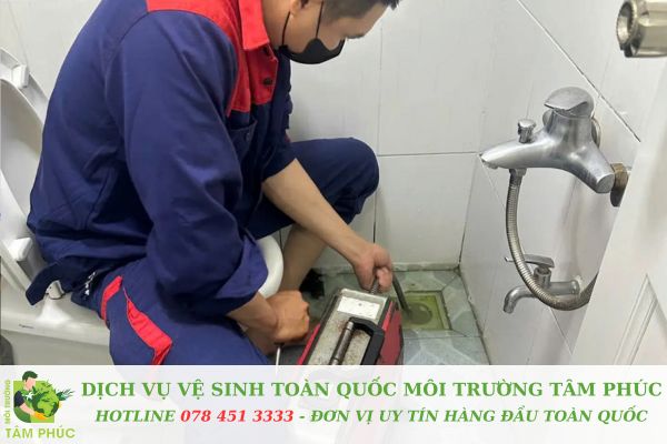 Thông cống nghẹt tại Tân Chính