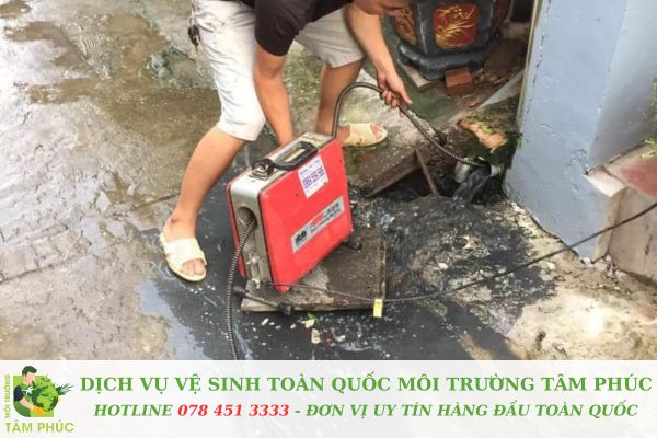 thông cống nghẹt tại Tân Hiệp Kiên Giang