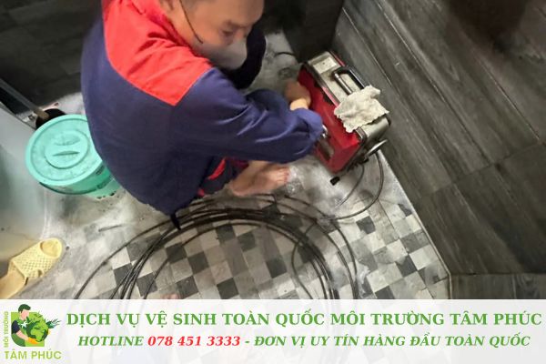 Thông cống nghẹt tại Vĩnh Trung