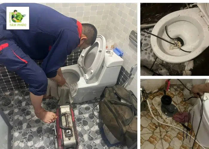 Thông Tắc Bồn Cầu Tại Bình Xuyên Vĩnh Phúc Sạch Sẽ, Uy Tín 4 thong tac bon cau tai binh xuyen 4 -