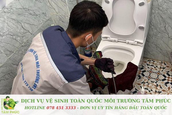 Thông tắc bồn cầu tại thành phố Cẩm Phả