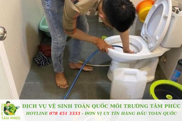 Thông tắc bồn cầu tại thành phố Uông Bí