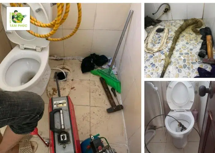 Thông Tắc Bồn Cầu Tại Yên Lạc Vĩnh Phúc Chỉ 15P Xuất Hiện Xử Lý 4 thong tac bon cau tai yen lac 3 -