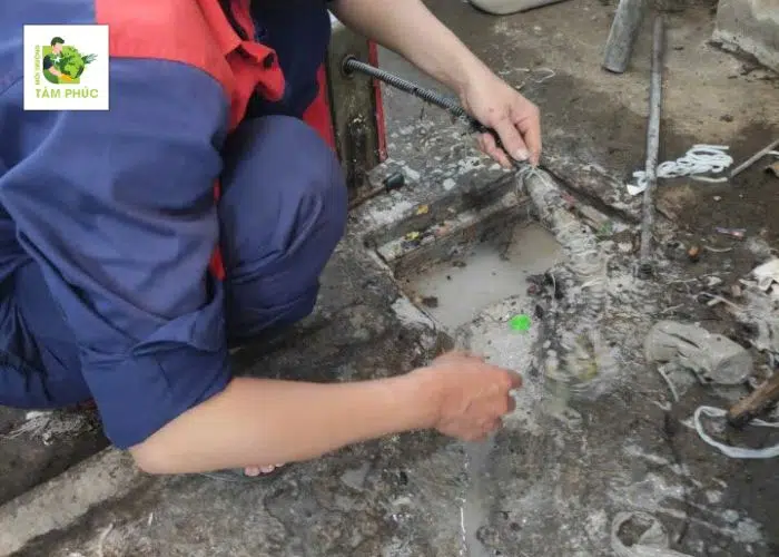 Thông Tắc Cống Tại Bình Xuyên Vĩnh Phúc Công Nghệ Hiện Đại 3 thong tac cong tai binh xuyen 5 -