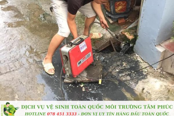 Thông tắc cống tại Thành phố Hải Dương