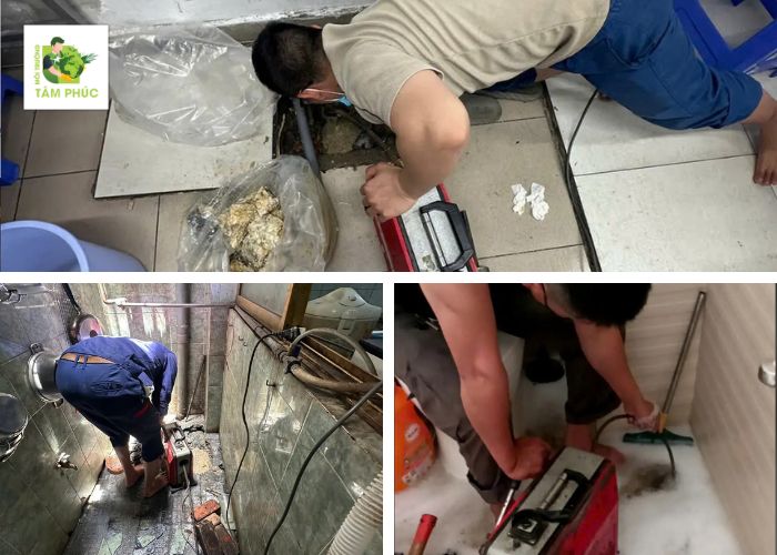 Thông Tắc Cống Tại Vĩnh Tường, Vĩnh Phúc - Giá Rẻ Nhất 4 thong tac cong tai vinh tuong 4 -