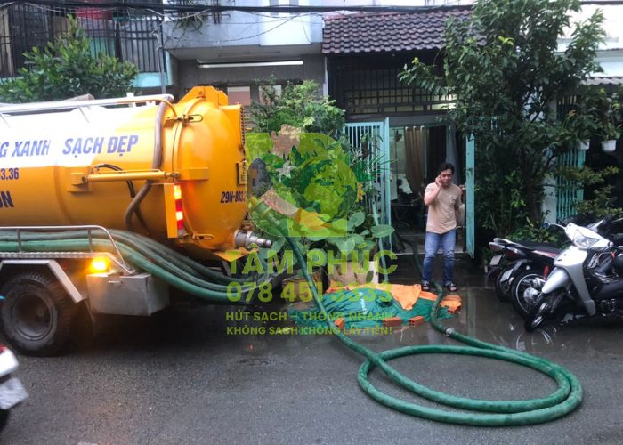 Hút bể phốt tại Đại Từ