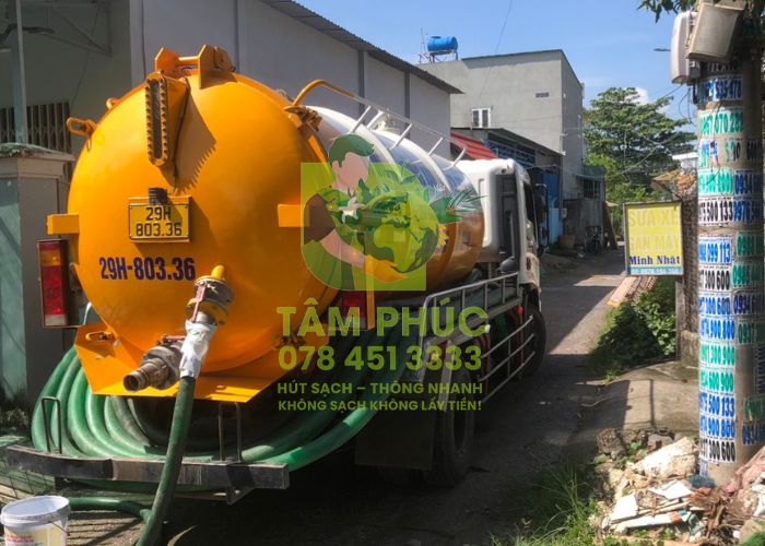 Hút bể phốt tại Đại Từ