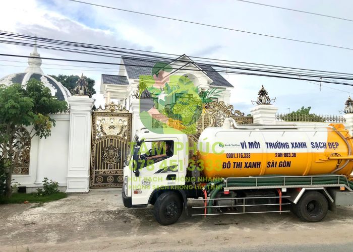 Hút bể phốt tại Phổ Yên