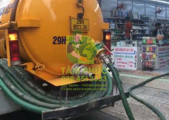 Hút bể phốt tại Phú Bình
