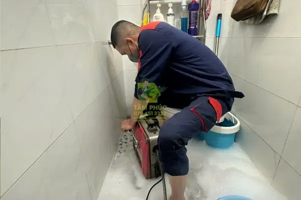 Thông tắc cống tại Cẩm Giàng