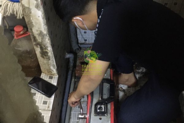 Thông tắc cống tại Tứ Kỳ