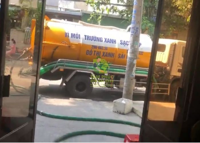 Hút bể phốt tại Ân Thi 