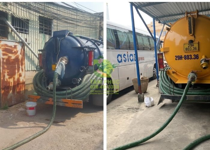 Hút bể phốt tại Bảo Lạc