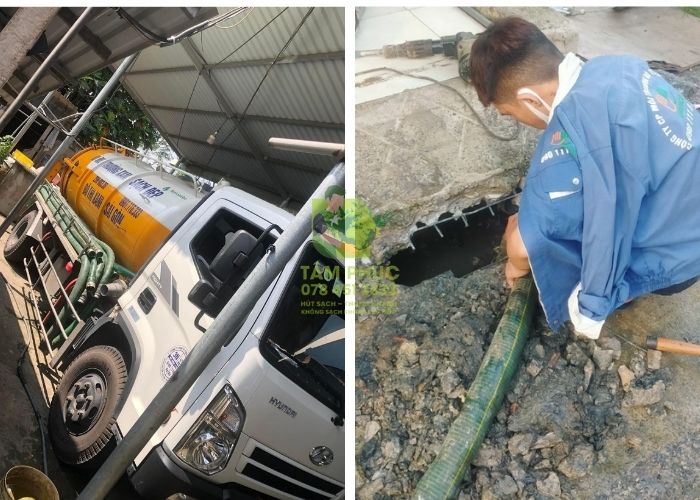 Hút bể phốt tại Bảo Lạc