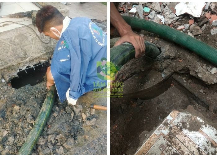 Hút bể phốt tại Bảo Lạc
