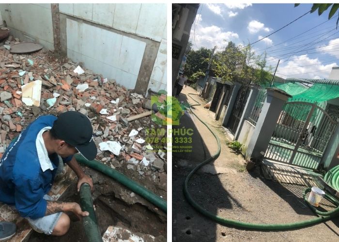 Hút bể phốt tại Bảo Lạc