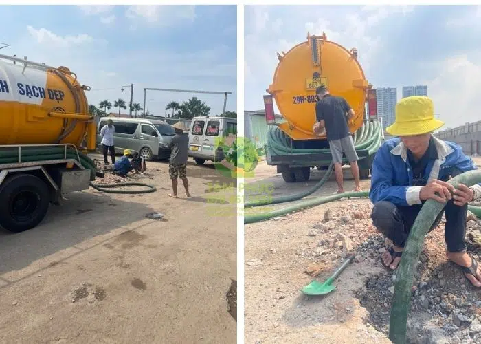 Hút bể phốt tại Bảo Lạc