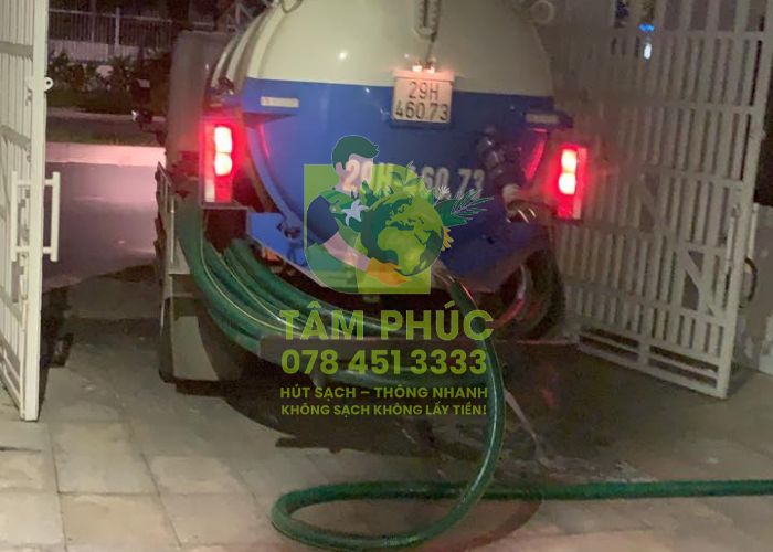 Hút bể phốt tại Định Hóa