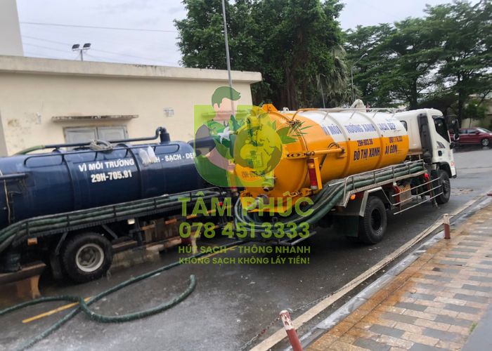 Hút bể phốt tại Định Hóa