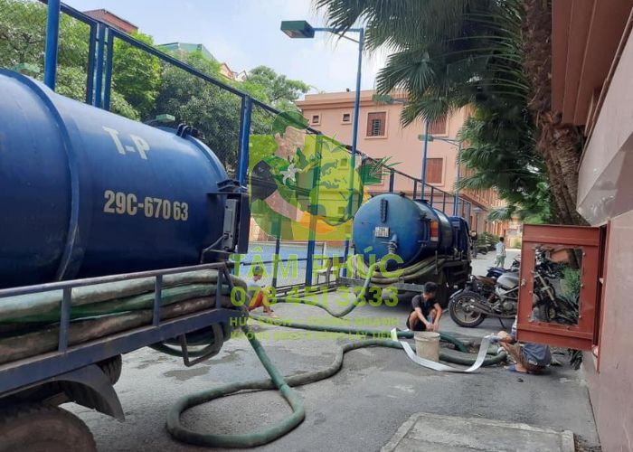 Hút bể phốt tại Đồng Hỷ