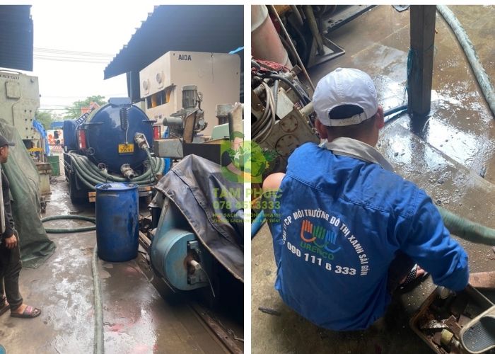 Hút bể phốt tại Hiệp Hòa
