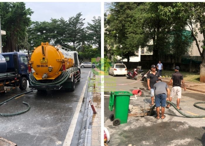Hút bể phốt tại Hiệp Hòa