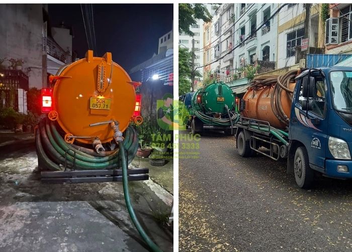 Hút bể phốt tại Hiệp Hòa