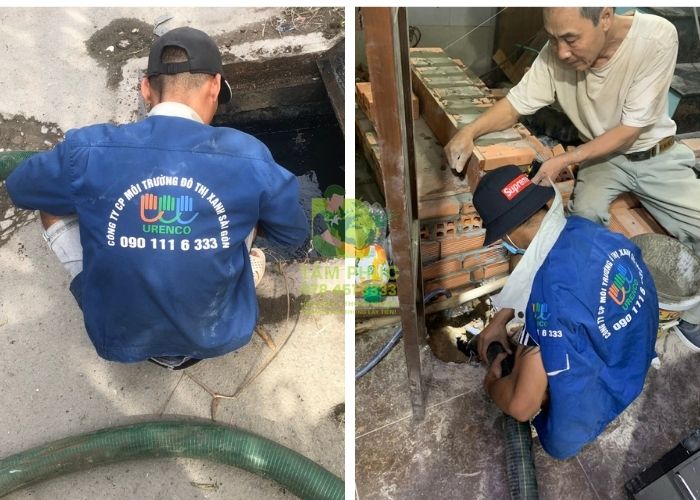 Hút bể phốt tại Hiệp Hòa
